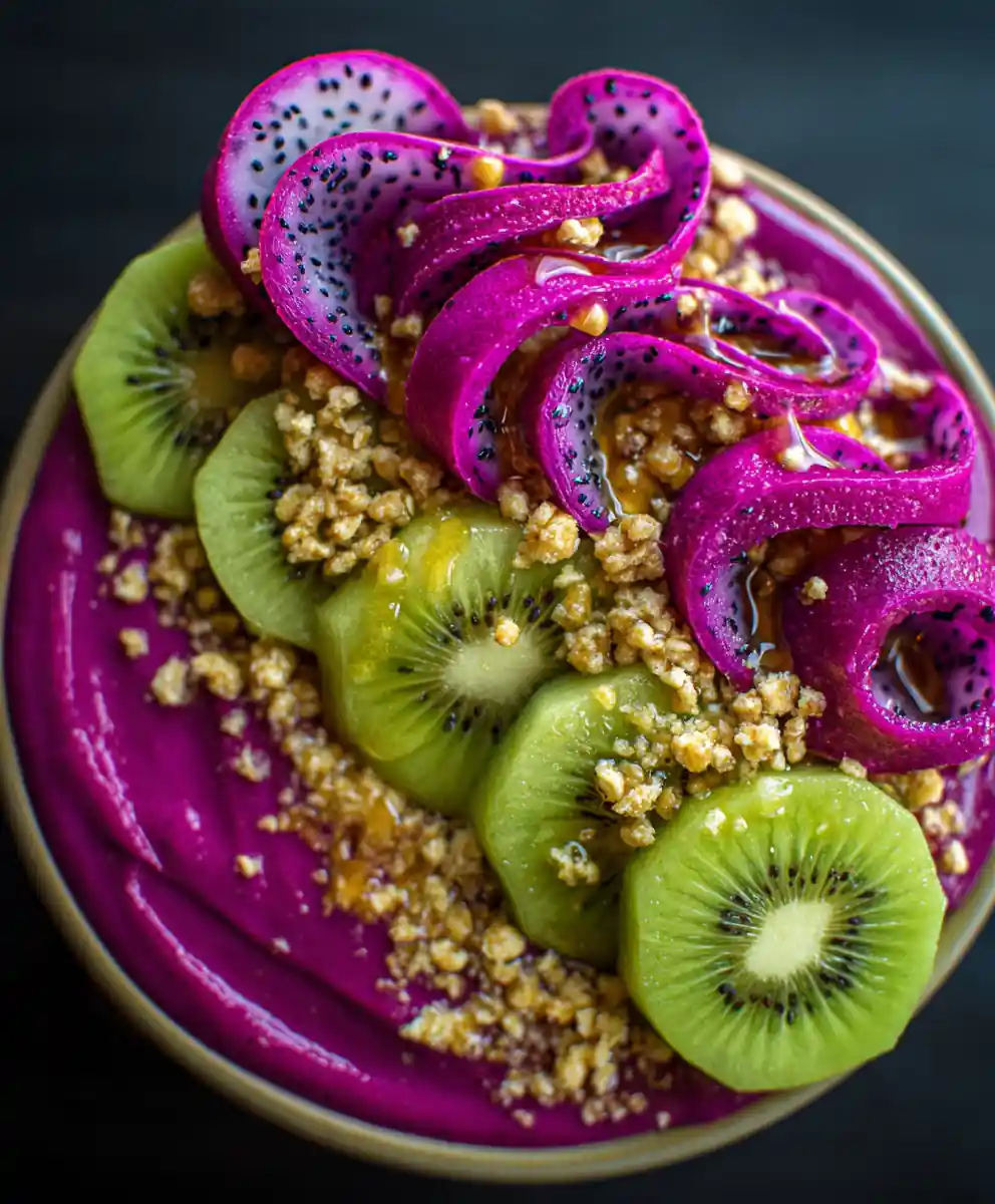 Acai Bowl Recipe Dragon Fruit Ribbon And Kiwi Jewels 5 acai bowl recipe Dragon Fruit Ribbon And Kiwi Jewels