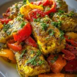 Baked Mahi Mahi Recipe Turmeric Citrus Sheet With Pepper Confetti 6 Baked Mahi Mahi Recipe Turmeric Citrus Sheet With Pepper Confetti 1761940222.398029