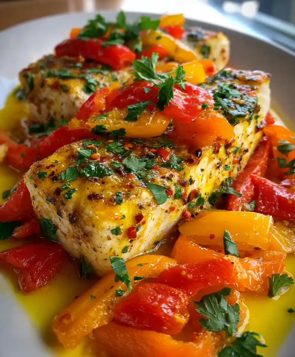 Baked Mahi Mahi Recipe Turmeric Citrus Sheet With Pepper Confetti 5 baked mahi mahi recipe Turmeric Citrus Sheet with Pepper Confetti