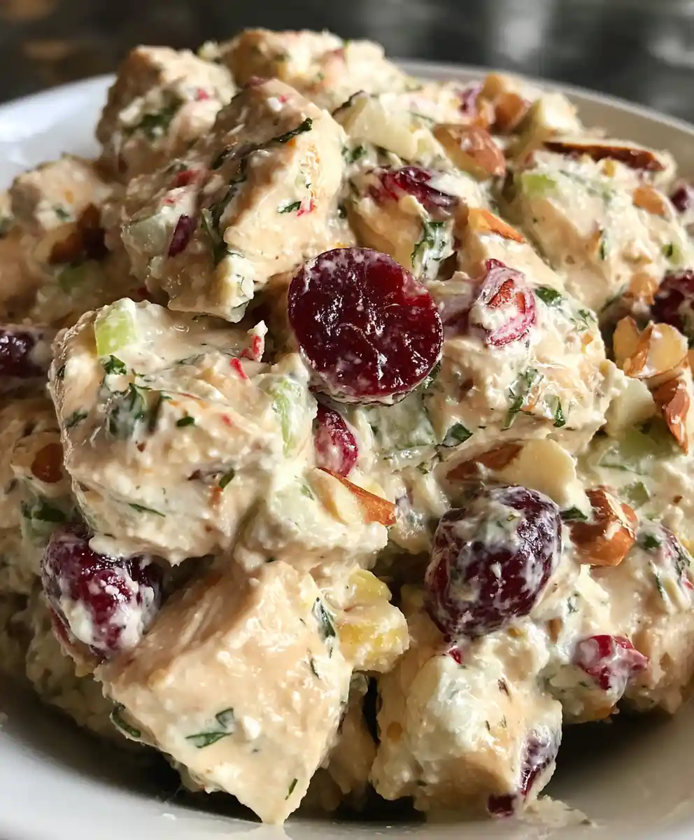 Best Chicken Salad Recipe Cranberry Almond Crunch With Herb Flecks 5 best chicken salad recipe Cranberry Almond Crunch With Herb Flecks