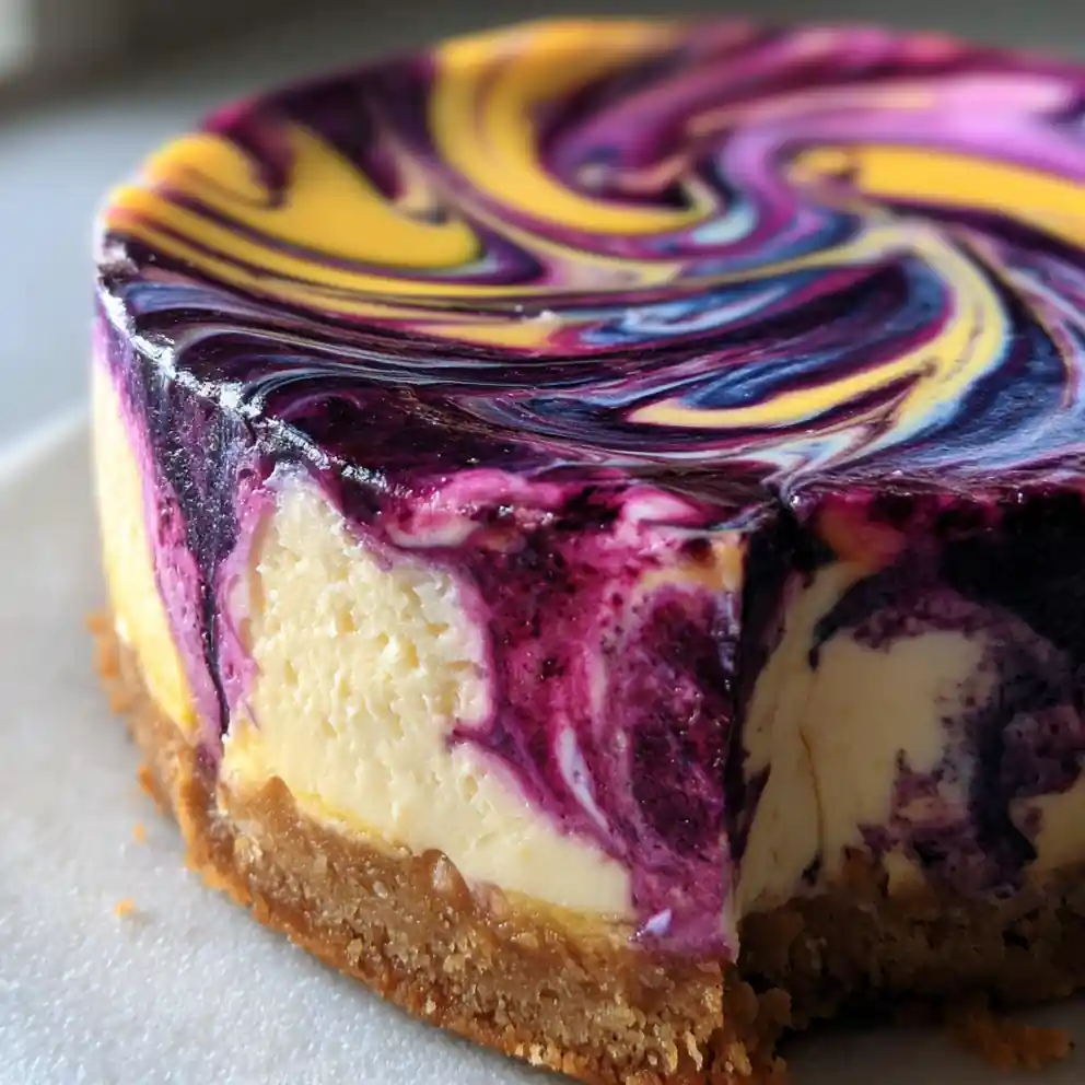 Blueberry Cheesecake Recipe With Lemon Curd Galaxy Swirl 4 blueberry cheesecake recipe with Lemon Curd Galaxy Swirl