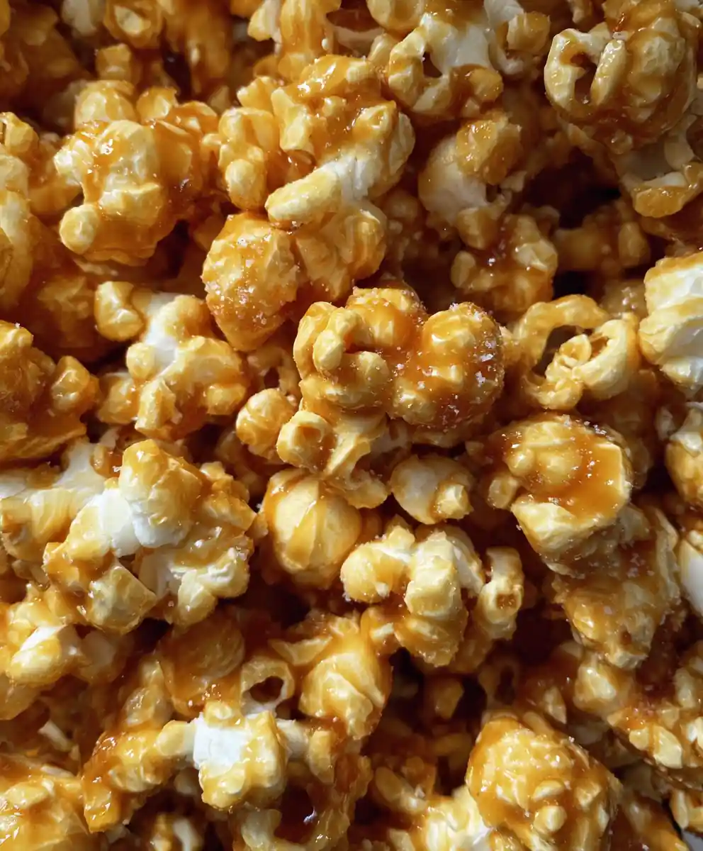 caramel corn recipe Golden Crunch With Sea Salt Sparkle