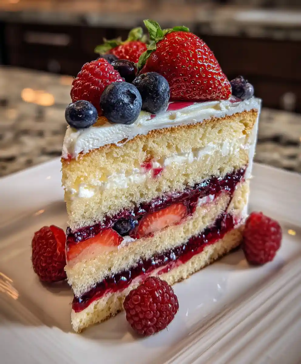 Chantilly Cake Recipe With Berry Painted Layers 5 chantilly cake recipe with Berry Painted Layers