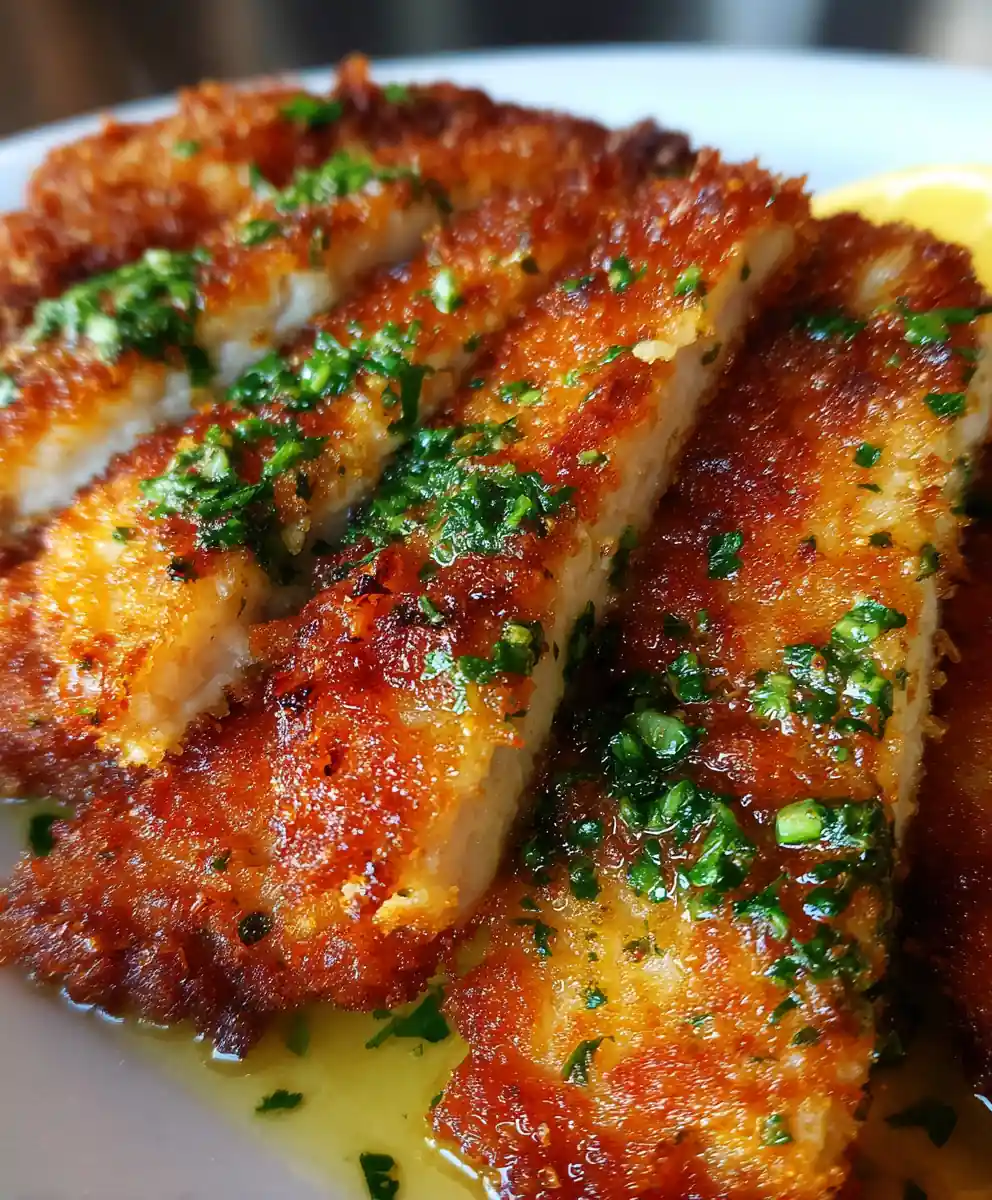 Chicken Cutlet Recipe Crispy Panko With Lemon Herb Drizzle 5 chicken cutlet recipe Crispy Panko With Lemon Herb Drizzle
