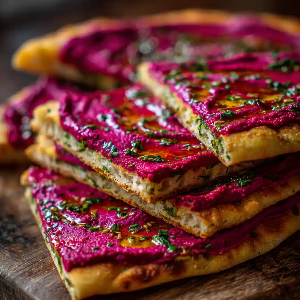 Cottage Cheese Flatbread Recipe With Beet Hummus Brush 4 cottage cheese flatbread recipe with Beet Hummus Brush