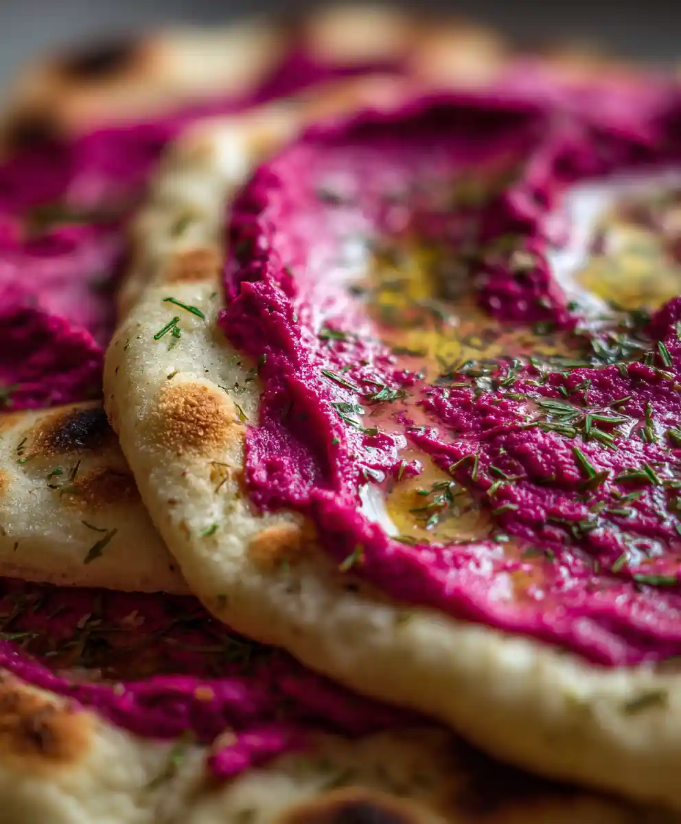 Cottage Cheese Flatbread Recipe With Beet Hummus Brush 5 cottage cheese flatbread recipe with Beet Hummus Brush
