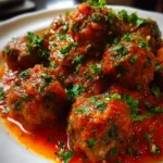 Easy Meatball Recipe Roasted Pepper Marinara With Herb Confetti 6 Easy Meatball Recipe Roasted Pepper Marinara With Herb Confetti 1760779735.8024504