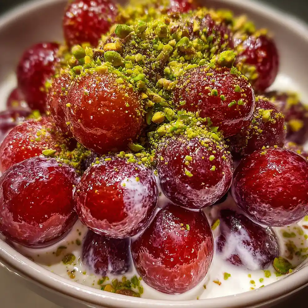 Grape Salad Recipe Ruby Grapes With Pistachio Dust 1760776080.7418568