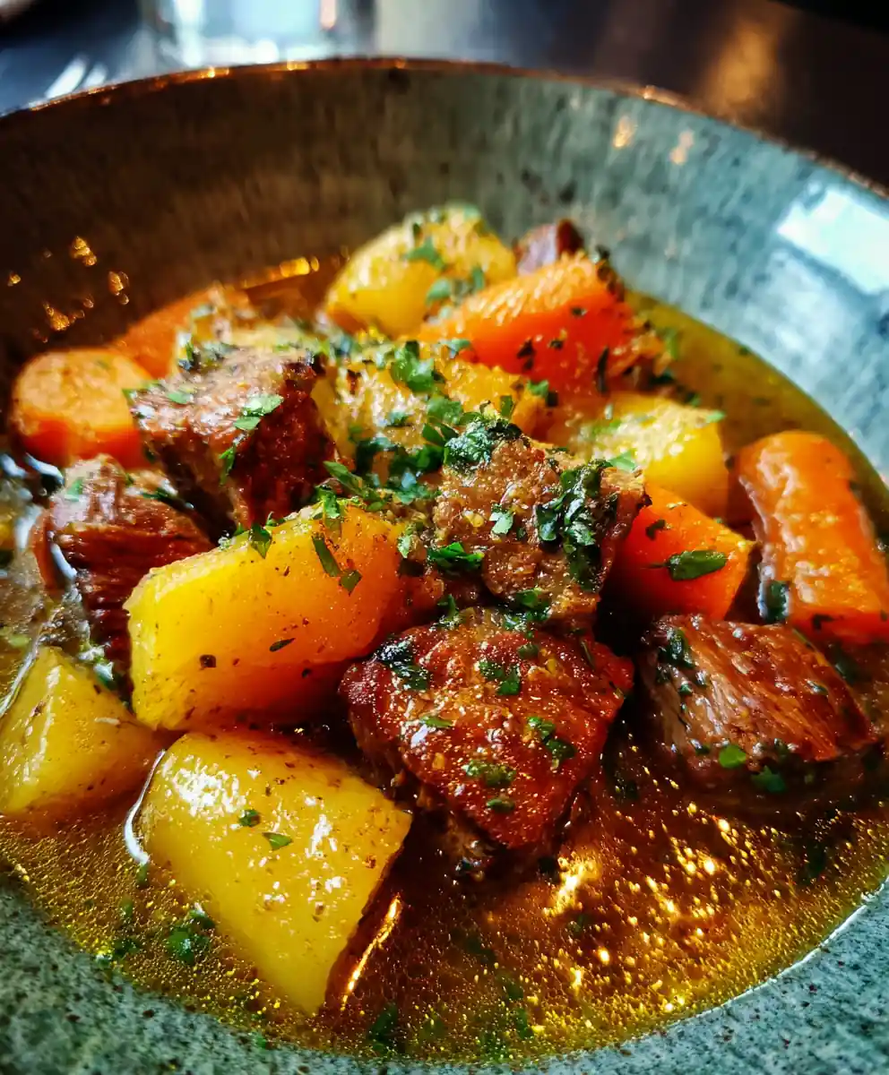 Irish Stew Recipe Parsley Root Broth With Carrot Jewels 5 irish stew recipe Parsley Root Broth With Carrot Jewels