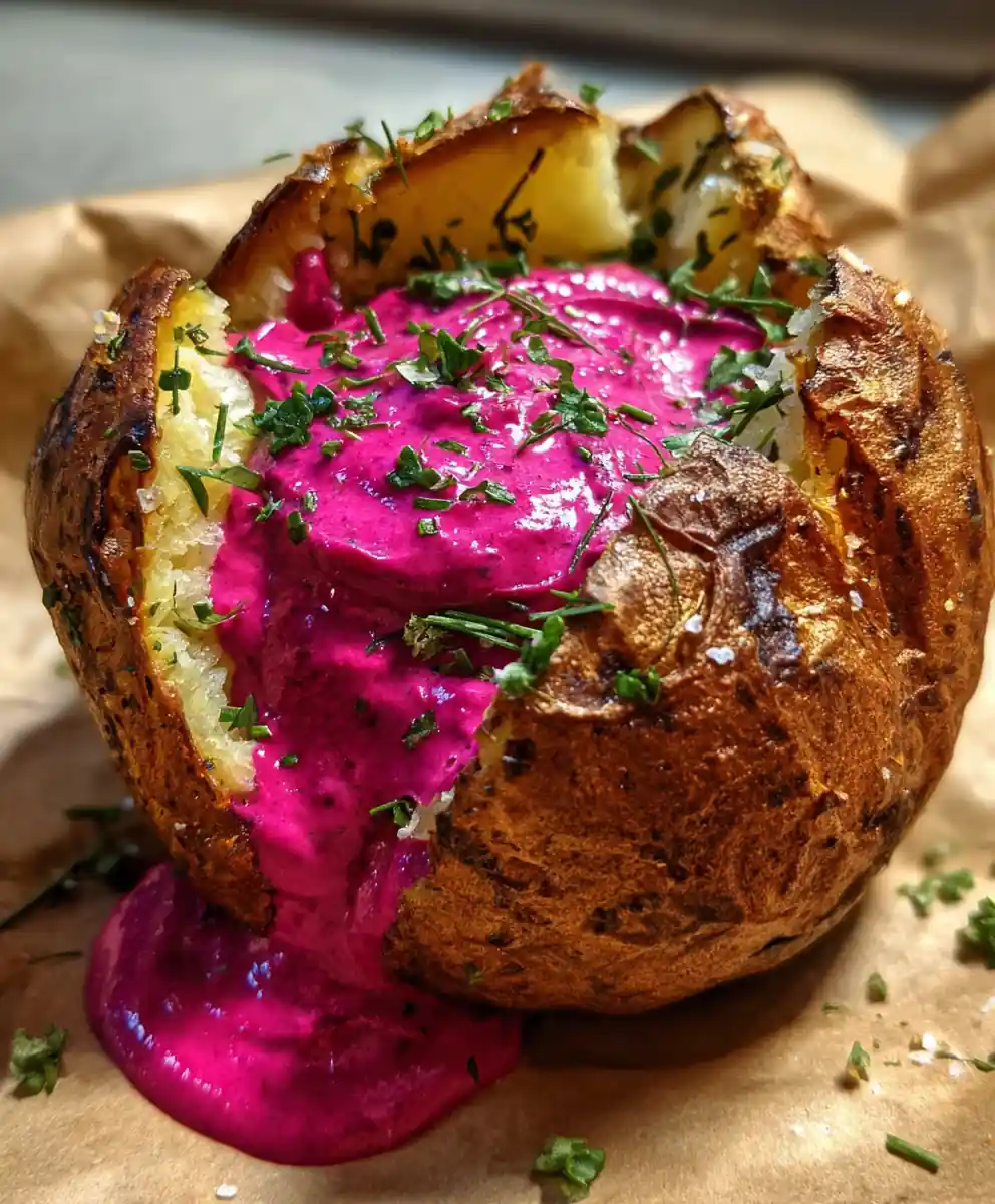 Jacket Potato Recipe Golden Jacket With Beetroot Tahini 5 jacket potato recipe Golden Jacket with Beetroot Tahini