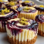 Mini Cheesecake Recipe Blueberry Swirl With Lemon Zest 6 Mini Cheesecake Recipe Blueberry Swirl With Lemon Zest 1760778966.9544773