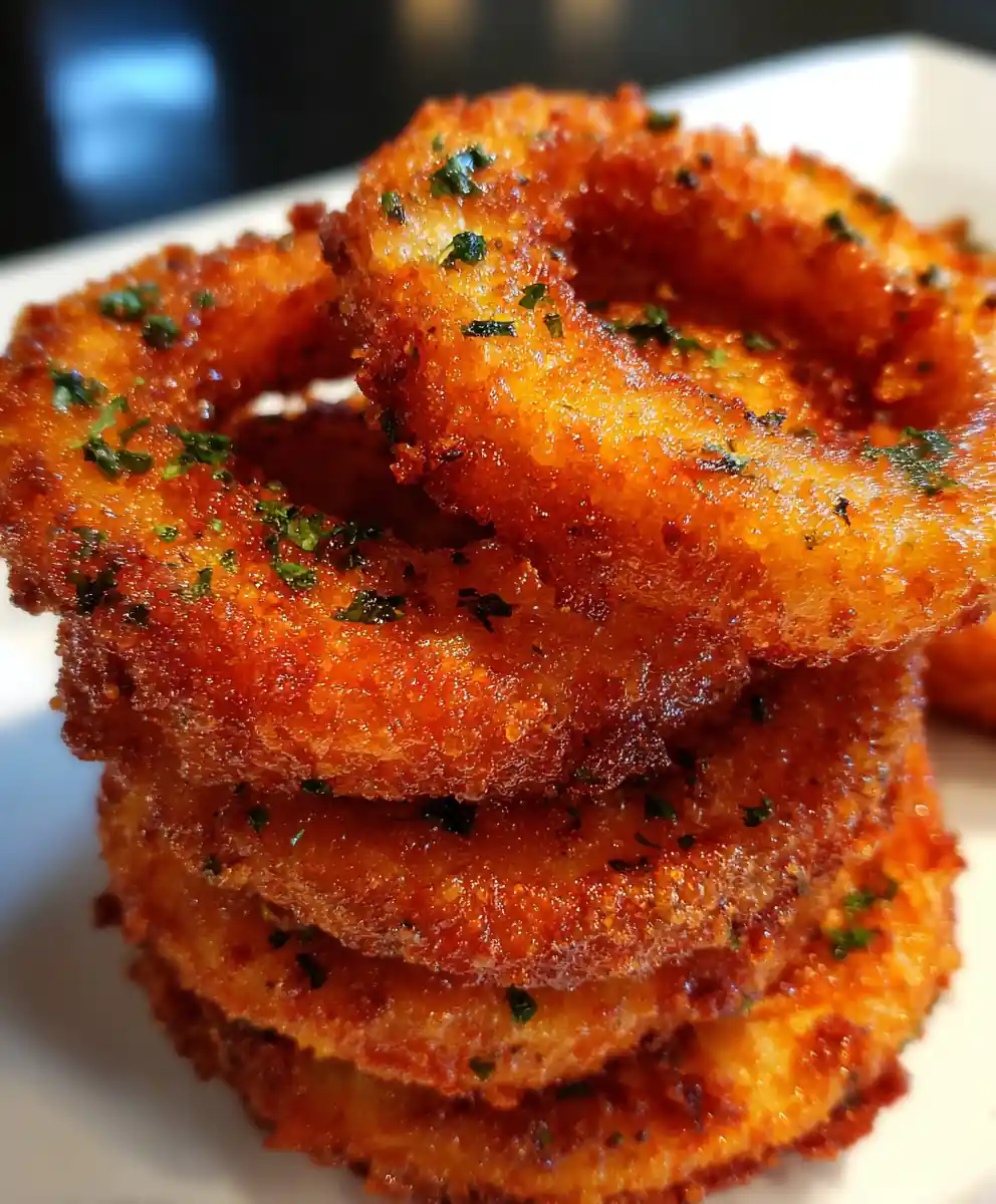 Onion Ring Recipe Paprika Batter With Parsley Dust 5 onion ring recipe Paprika Batter With Parsley Dust
