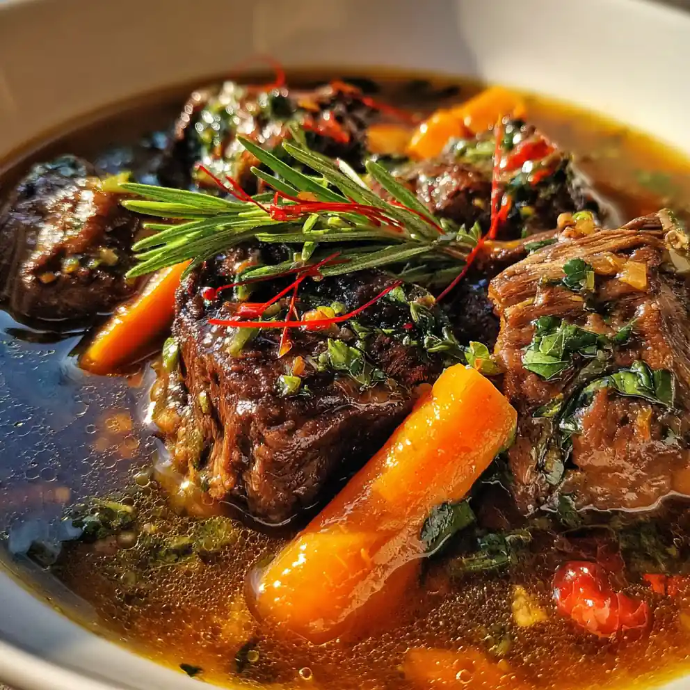 Oxtail Soup Recipe With Carrot And Chili Ribbon 1761485150.4814756