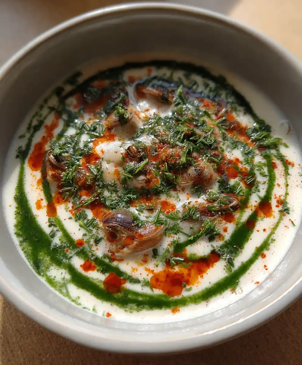 Oyster Stew Recipe Chive Oil Swirl With Paprika 5 oyster stew recipe Chive Oil Swirl With Paprika