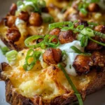 Potato Skins Recipe Cheddar Melt With Scallion Stripes 6 Potato Skins Recipe Cheddar Melt With Scallion Stripes 1760777410.4865942