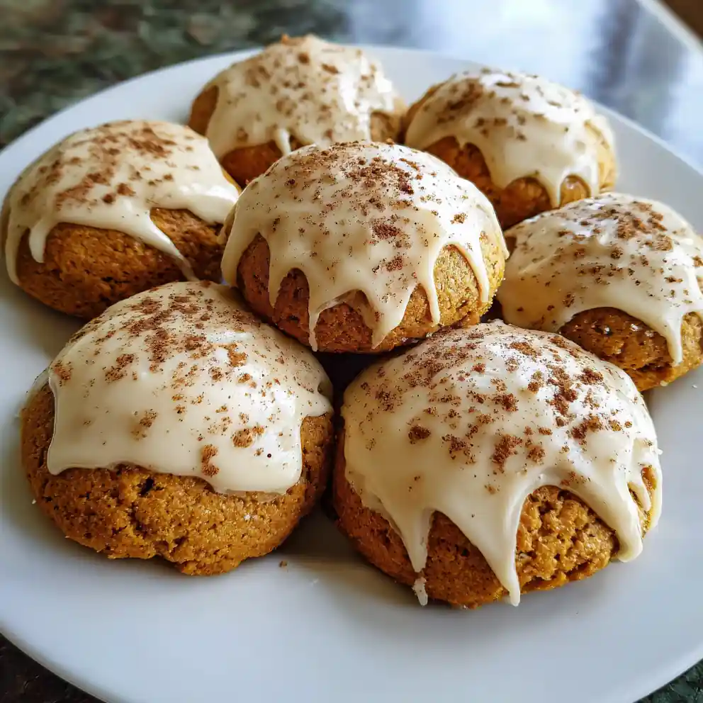 Pumpkin Cookies Recipe Maple Icing With Cinnamon Dust 4 pumpkin cookies recipe Maple Icing With Cinnamon Dust