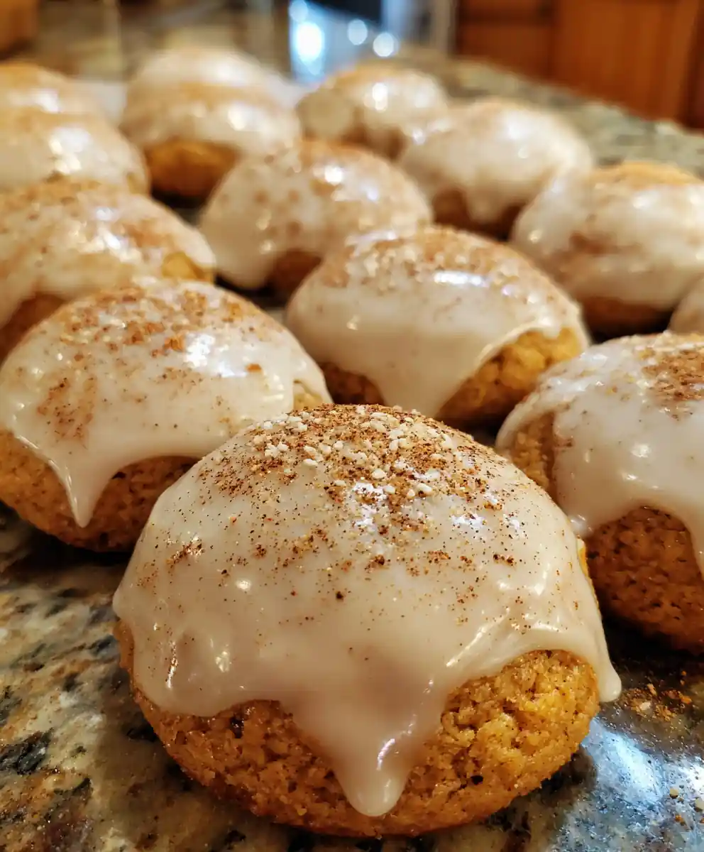 Pumpkin Cookies Recipe Maple Icing With Cinnamon Dust 5 pumpkin cookies recipe Maple Icing With Cinnamon Dust