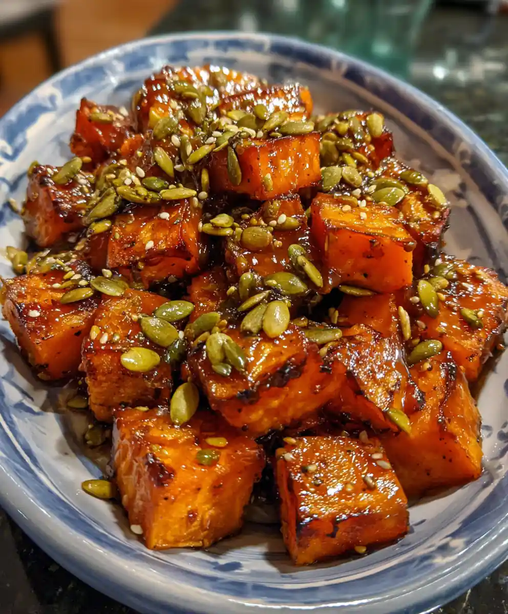 Roasted Sweet Potato Recipe Maple Chile Glaze With Pepita Crunch 5 roasted sweet potato recipe Maple Chile Glaze With Pepita Crunch