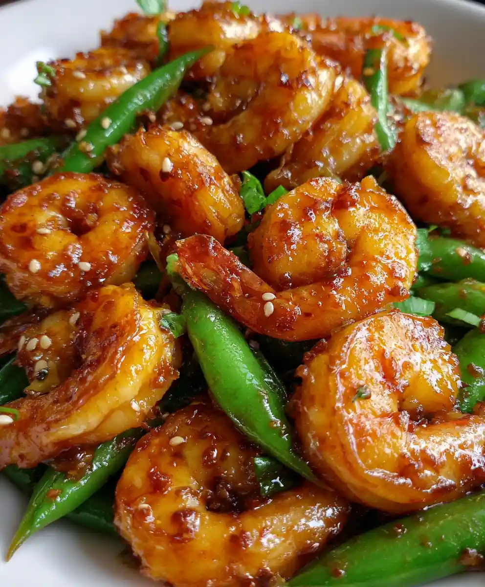 Shrimp Stir Fry Recipe Ginger Garlic Glaze With Snap Peas 5 shrimp stir fry recipe Ginger Garlic Glaze With Snap Peas