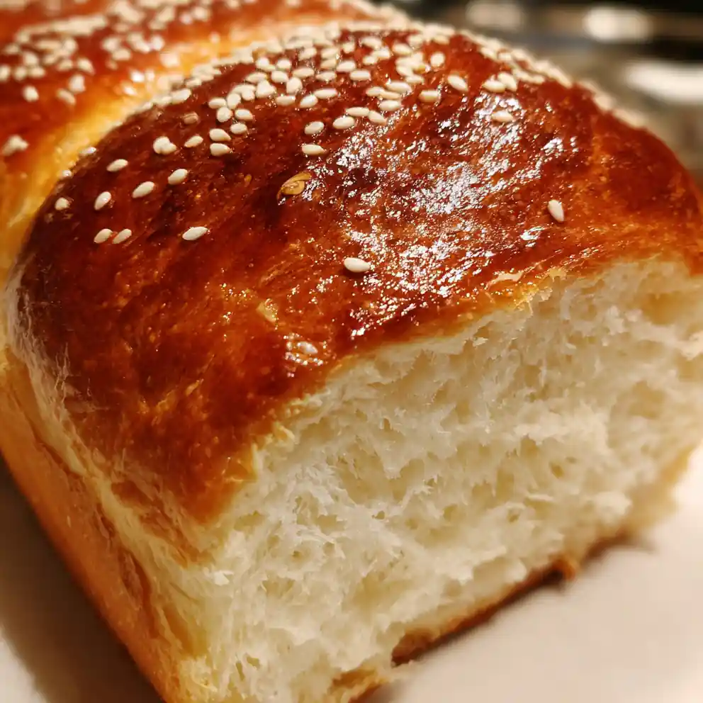 Simple Bread Recipe Golden Crust With Sesame Crown 1760964579.0402632
