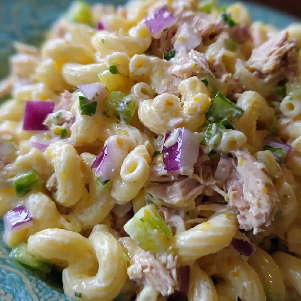 Tuna Macaroni Salad Recipe With Sweet Pickle Relish Confetti 4 tuna macaroni salad recipe with Sweet Pickle Relish Confetti