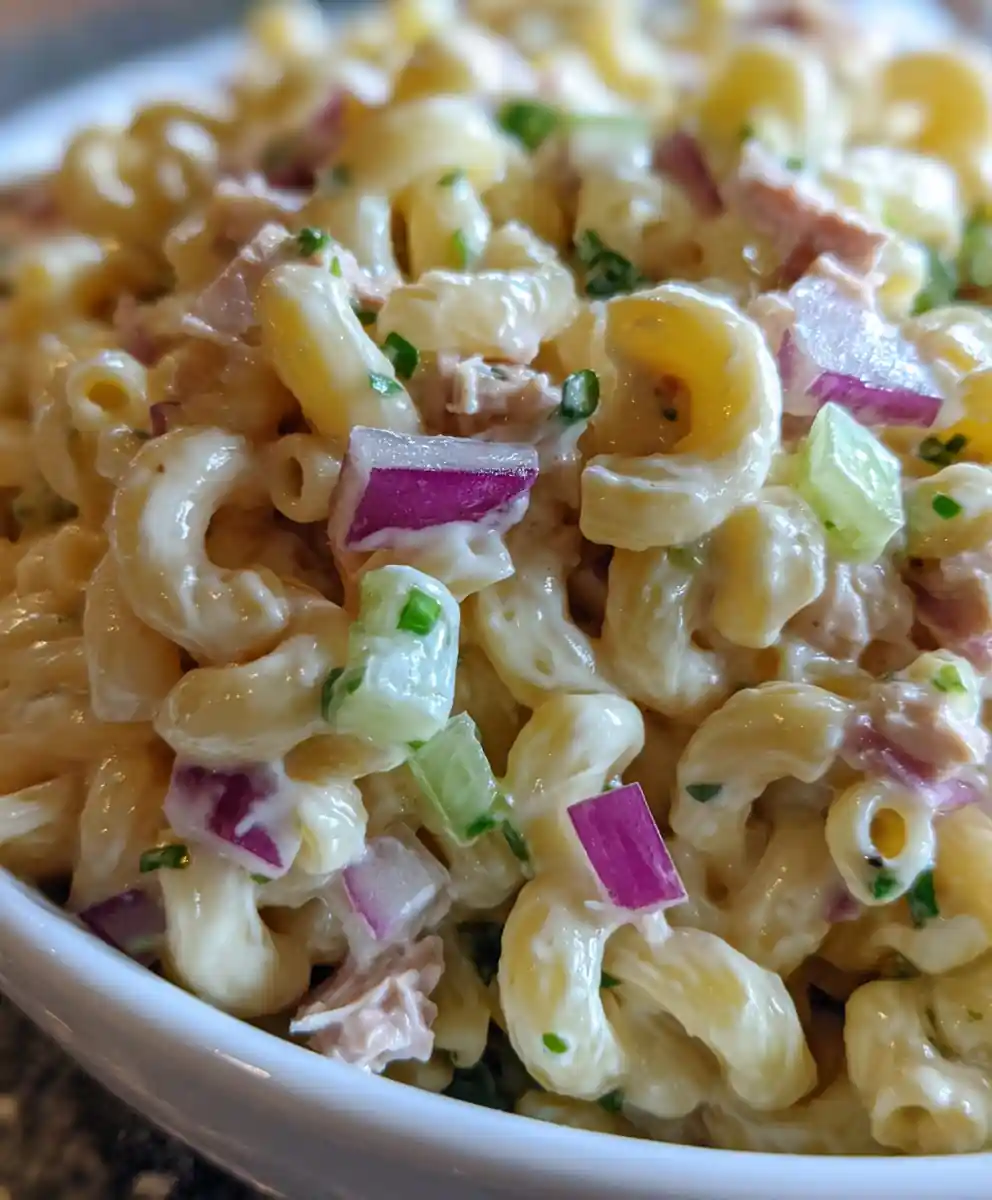 Tuna Macaroni Salad Recipe With Sweet Pickle Relish Confetti 5 tuna macaroni salad recipe with Sweet Pickle Relish Confetti