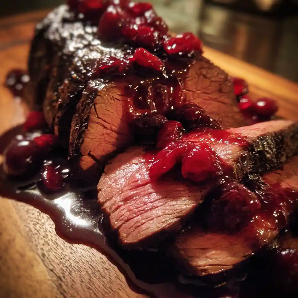 Venison Roast Recipe Cranberry-Lacquered Slab With Ruby Jus 3 Venison Roast Recipe Cranberry Lacquered Slab With Ruby Jus 1761845771.2925026