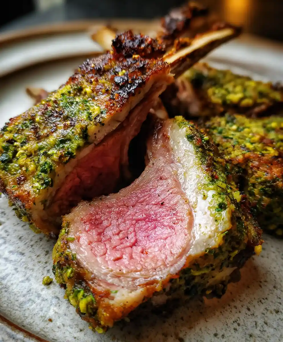 Baked Lamb Chops Recipe With Mint Pistachio Crust 5 baked lamb chops recipe With Mint Pistachio Crust