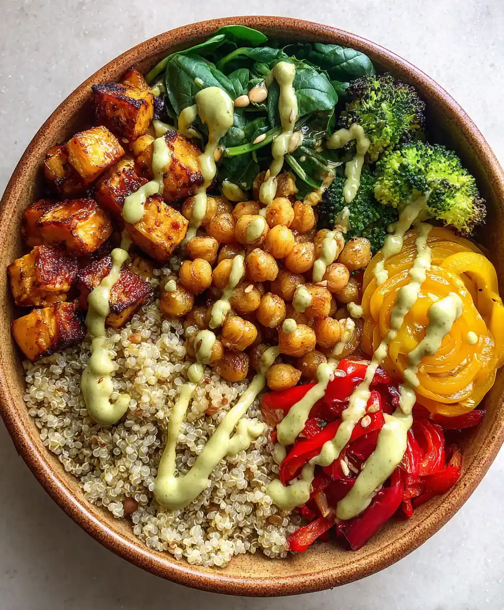 Buddha Bowl Recipe With Rainbow Tahini Drizzle 5 buddha bowl recipe With Rainbow Tahini Drizzle