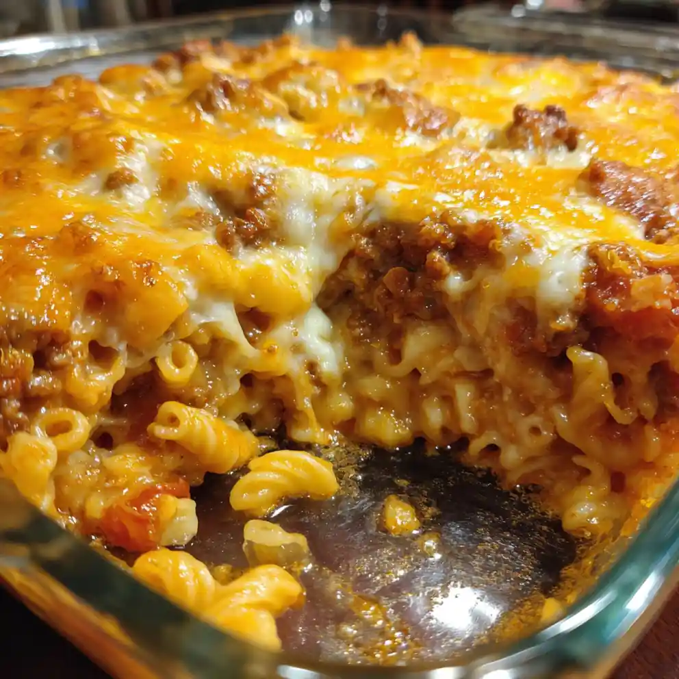 Cheeseburger Casserole Recipe With Sunset Cheddar And Pickle Relish 4 cheeseburger casserole recipe With Sunset Cheddar and Pickle Relish