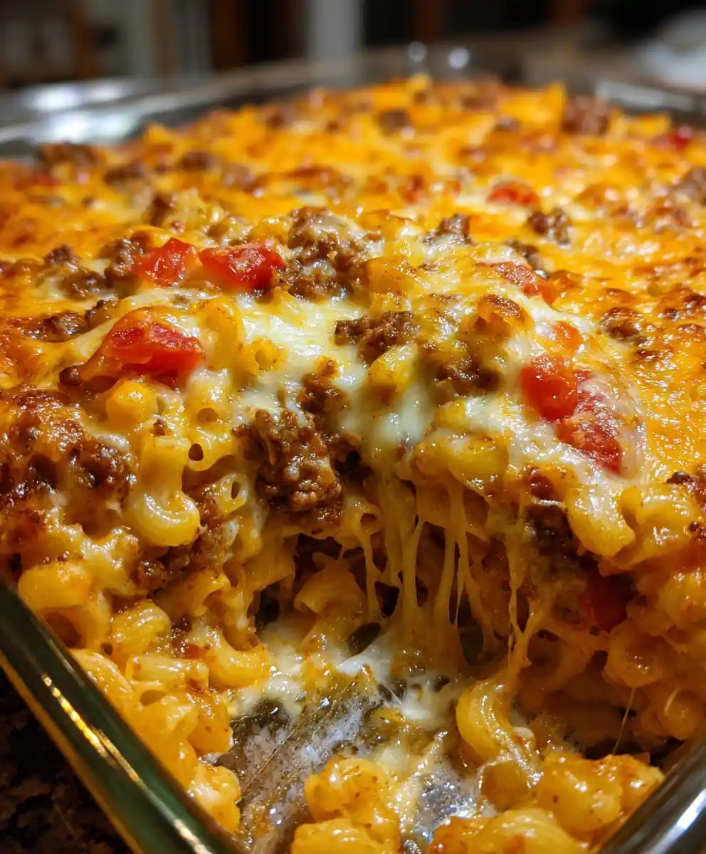 Cheeseburger Casserole Recipe With Sunset Cheddar And Pickle Relish 5 cheeseburger casserole recipe With Sunset Cheddar and Pickle Relish