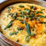 Cheesy Grits Recipe With Scallion Cheddar Ribbon 6 Cheesy Grits Recipe With Scallion Cheddar Ribbon 1762485465.8630598