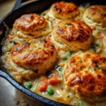 Chicken Pot Pie Recipe With Biscuits Skillet Amber Filling With Golden Lids 4 Chicken Pot Pie Recipe With Biscuits Skillet Amber Filling With Golden Lids 1761975302.7582855