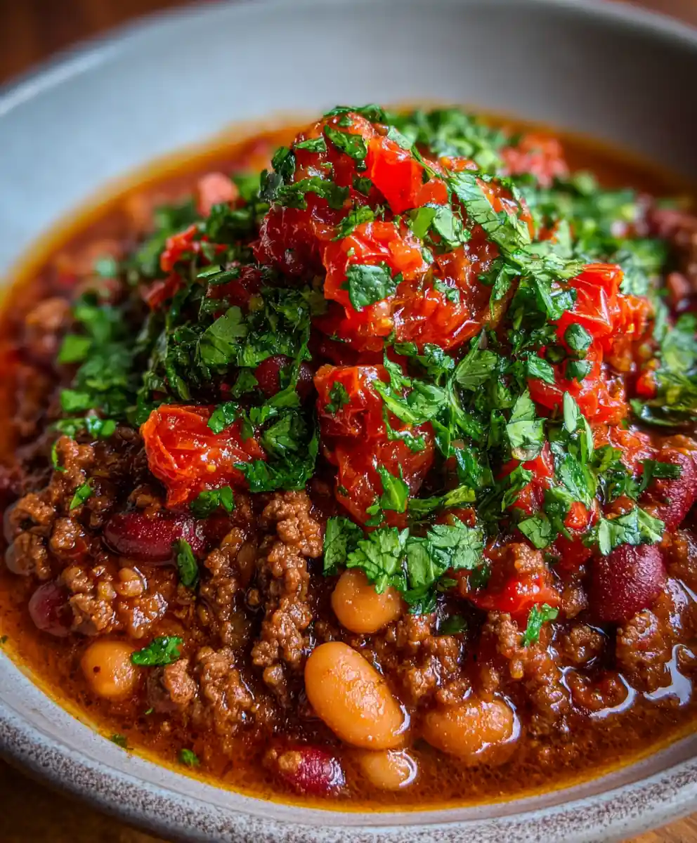 Crockpot Chilli Recipe With Fire-Roasted Tomato Topper 5 crockpot chilli recipe With Fire-Roasted Tomato Topper