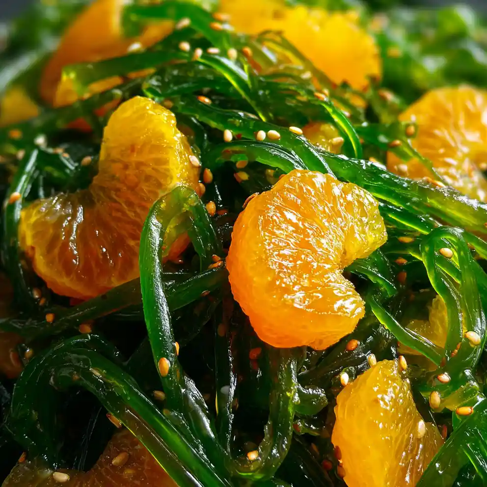 Seaweed Salad Recipe Jade Strands With Tangerine Segments 4 seaweed salad recipe Jade Strands with Tangerine Segments