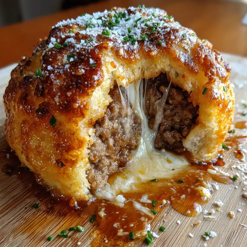 Garlic Parmesan Cheeseburger Bombs Recipe 3 Garlic Parmesan Cheeseburger Bombs Recipe 1765632875.2721622