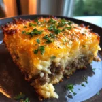 Cheddar Garlic Crusted Hamburger Rice Casserole 6 Cheddar Garlic Crusted Hamburger Rice Casserole 1767863959.388508