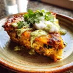 Cheesy Baked Huevos Rancheros Casserole With Avocado Cilantro Crema Swirl 4 Cheesy Baked Huevos Rancheros Casserole With Avocado Cilantro Crema Swirl 1767837425.1056662