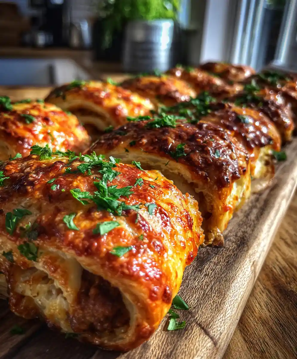 Cheesy Spiced Sausage Rolls With Roasted Red Pepper Swirl 5 Cheesy Spiced Sausage Rolls with Roasted Red Pepper Swirl