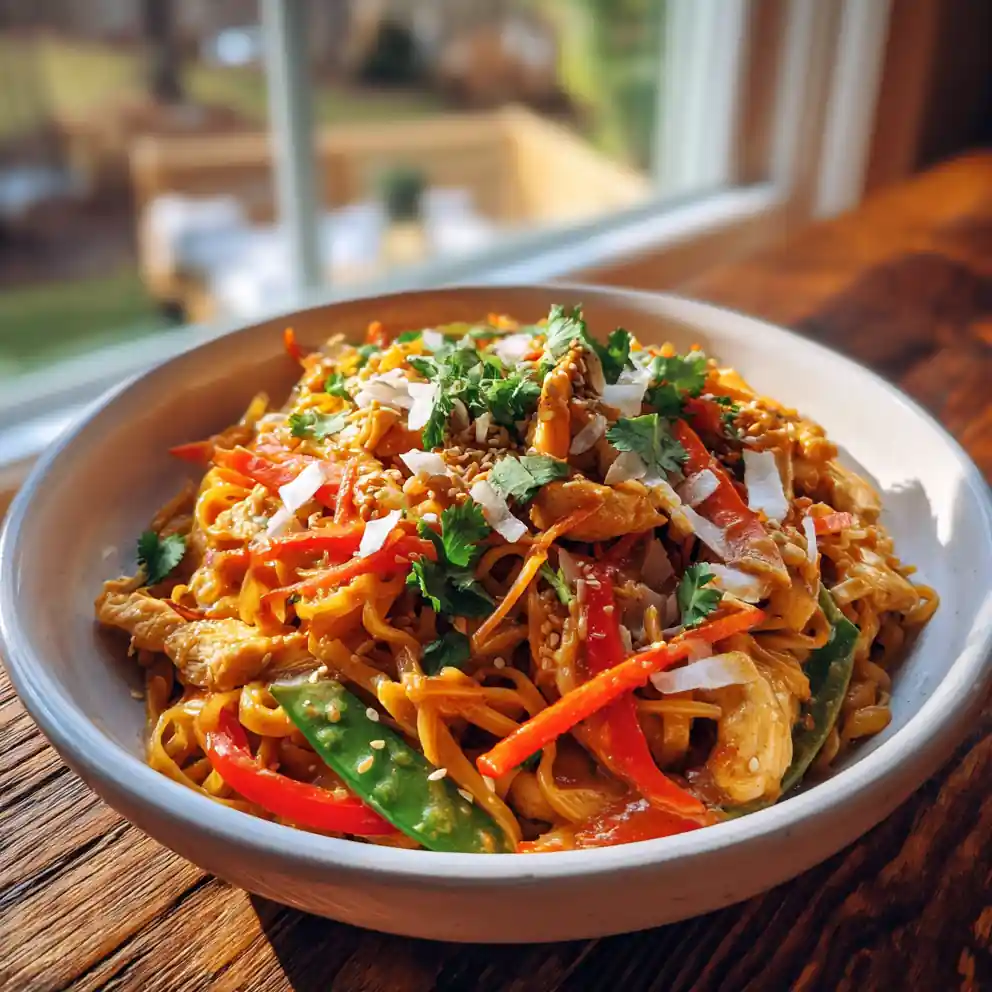 Chicken Stir Fry Noodles With Coconut Lime Peanut Sauce Swirl 3 Chicken Stir Fry Noodles With Coconut Lime Peanut Sauce Swirl 1767869843.6675937
