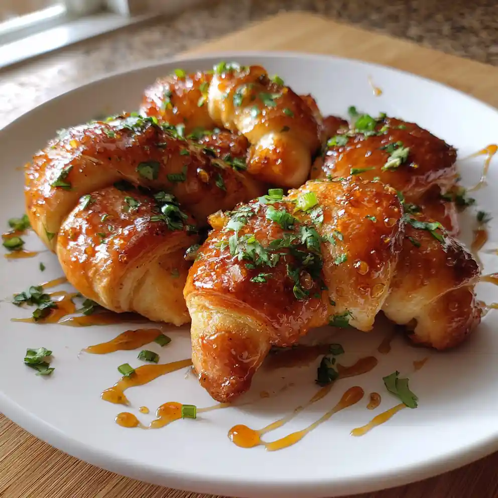 Chipotle Honey Glazed Chicken Stuffed Crescent Rolls 4 Chipotle Honey Glazed Chicken Stuffed Crescent Rolls