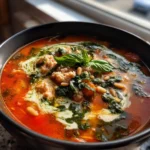 Creamy Italian Ground Chicken Soup With Basil Parmesan Swirl 4 Creamy Italian Ground Chicken Soup With Basil Parmesan Swirl 1767799437.1302133