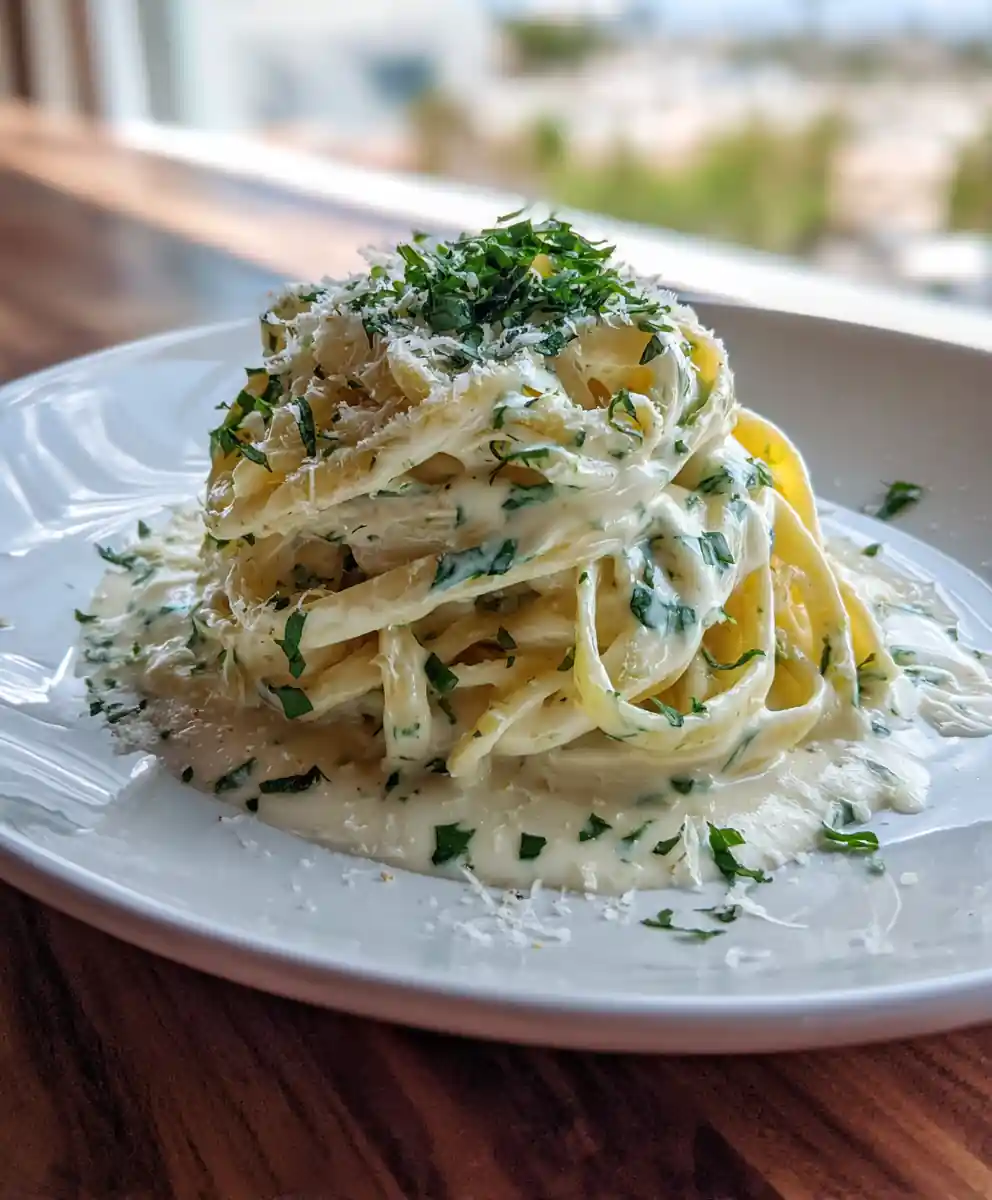 Creamy Lemon Pasta With A Basil Ricotta Swirl 5 Creamy Lemon Pasta with a Basil Ricotta Swirl