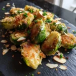 Crispy Parmesan Crusted Roasted Brussels Sprouts With Lemon Garlic Drizzle 4 Crispy Parmesan Crusted Roasted Brussels Sprouts With Lemon Garlic Drizzle 1767798149.4448926