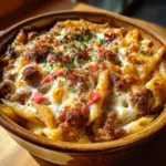 Crock Pot Pizza Casserole With Roasted Red Pepper Cream Swirl 6 Crock Pot Pizza Casserole With Roasted Red Pepper Cream Swirl 1767822292.7476292