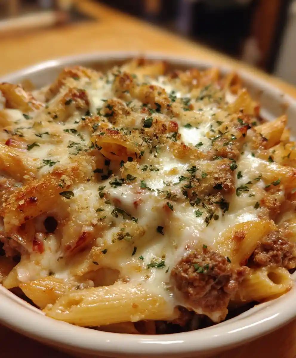 Crock Pot Pizza Casserole With Roasted Red Pepper Cream Swirl 5 Crock Pot Pizza Casserole with Roasted Red Pepper Cream Swirl