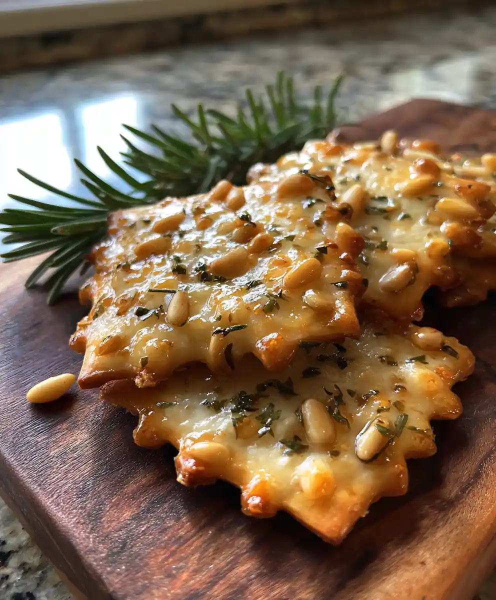 Herb Glazed Black Pepper Asiago Crackers 5 Herb Glazed Black Pepper Asiago Crackers