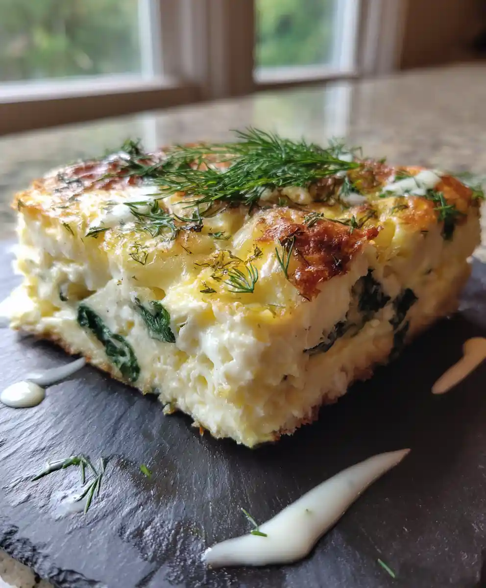 Lemon Herb Swirl Cottage Cheese Egg Bake 5 Lemon Herb Swirl Cottage Cheese Egg Bake