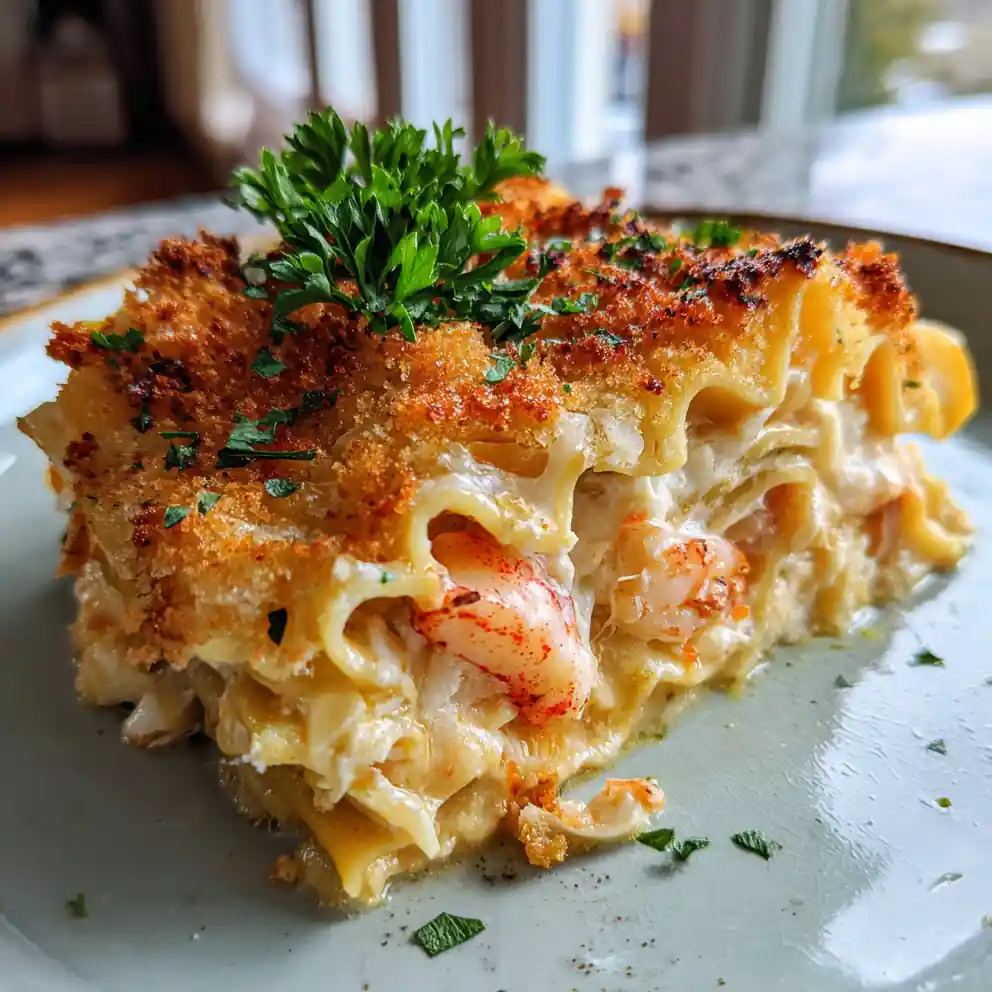 Lobster And Shrimp Seafood Lasagna With Lemon Garlic Ricotta Swirl 3 Lobster And Shrimp Seafood Lasagna With Lemon Garlic Ricotta Swirl 1767797273.0664973