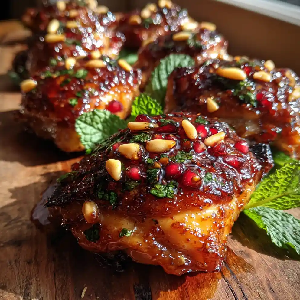 Pomegranate Glazed Mediterranean Chicken Skillet 3 Pomegranate Glazed Mediterranean Chicken Skillet 1767864150.5948253